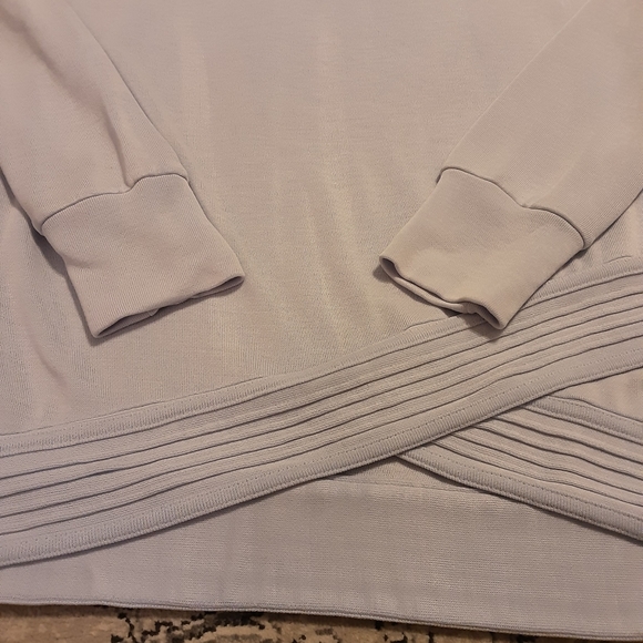 Athleta Blue Criss Cross Sweatshirt - Picture 3 of 6